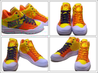 Nike Womens Outbreak High - Varsity Maze / Flint Grey - Orange Blaze