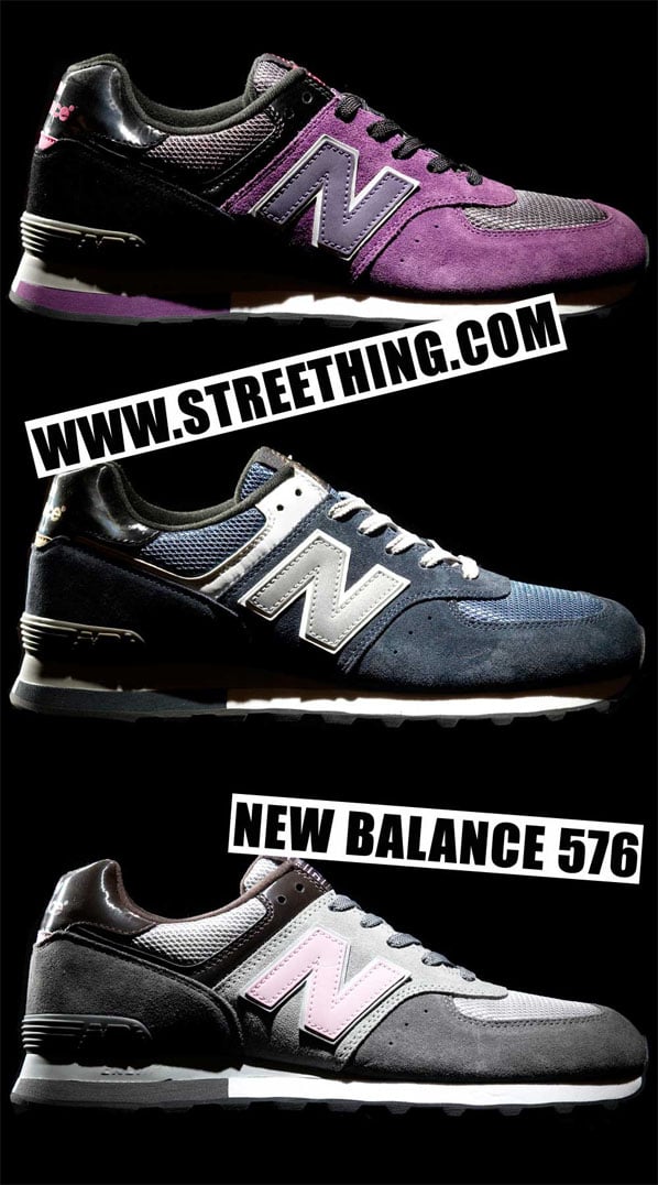 New Balance 576 - Three New Colorways