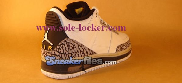 Air Jordan III (3) Force Fusion - White / Silver / Black / Maize