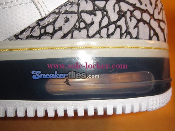 Air Jordan III (3) Force Fusion - White / Silver / Black / Maize