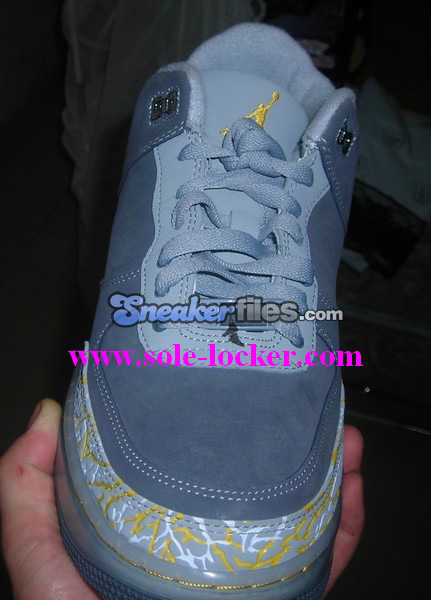 Air Jordan Force Fusion 3 (III) Flint Grey / Varsity Maize - Silver