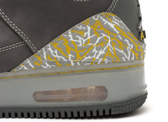 Air Jordan Force Fusion 3 (III) Flint Grey / Varsity Maize - Silver
