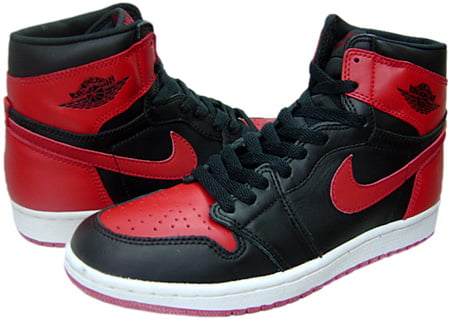 jordan retro 1 black red