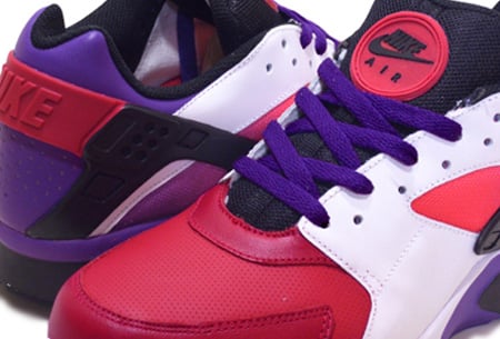 Nike B Huarache - Carmine / White / Varsity Purple / Black