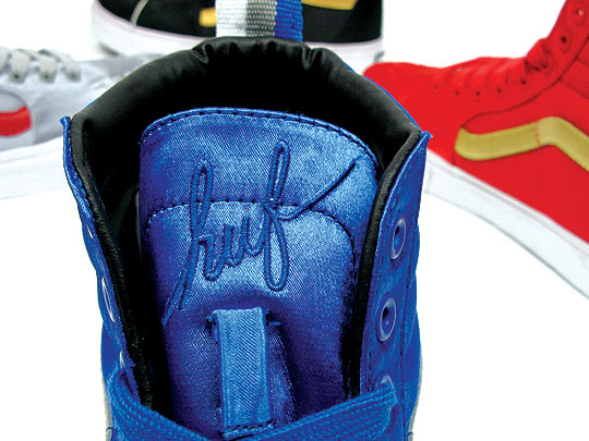 HUF x Vans Sk8-Hi Satin Pack