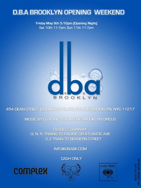 D.B.A Brooklyn Grand Opening D.B.A Brooklyn Grand Opening