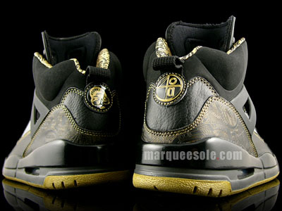 Air Jordan Spizike - Black / Gold