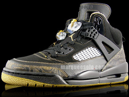 Air Jordan Spizike - Black / Gold