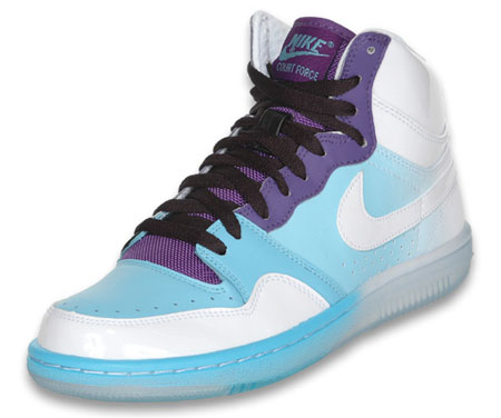 Nike Court Force Hi - White / Chill / Purple