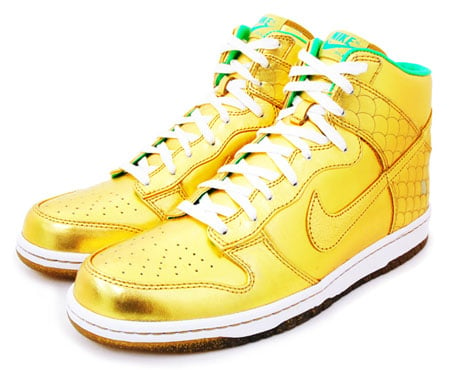 nike dunk high golden