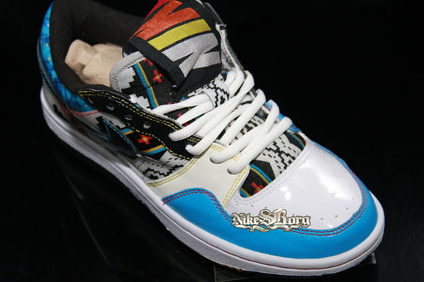 Nike Court Force Low Native American / Mexican Blanket