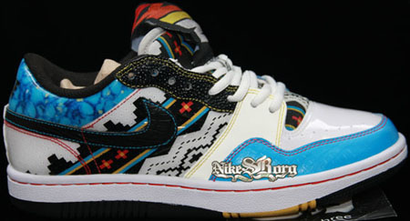 Nike Court Force Low Native American / Mexican Blanket
