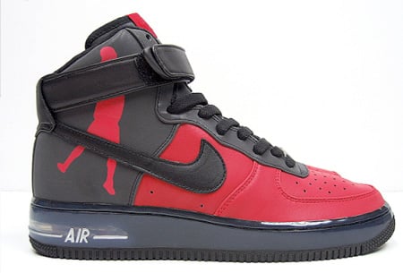 Nike Air Force 1 High Supreme Rasheed Wallace – Black / Varsity Red