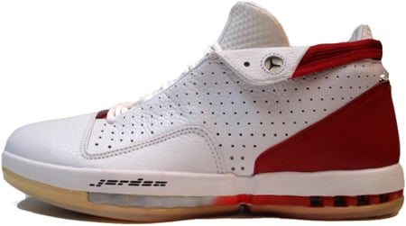 Air Jordan 16 (XVI) Original - OG Low White / Black - Varsity Red