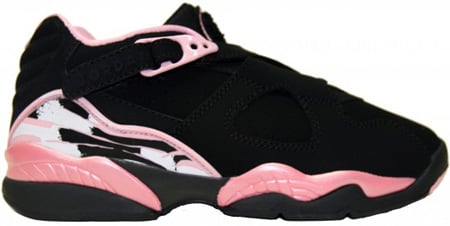 black and pink jordans womens