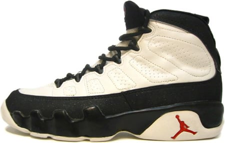 Air Jordan Original - OG 9 (IX) White - Black - True Red