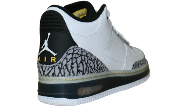 Air Jordan Force Fusion 3 (III) White / Metallic Silver - Black - Varsity Maize