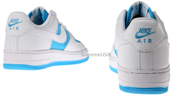 Nike Air Force 1 Womens White / Vivid Blue