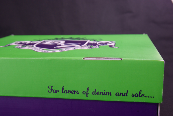 Denim and Sole Sneakers