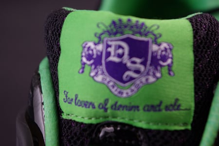 Denim and Sole Sneakers