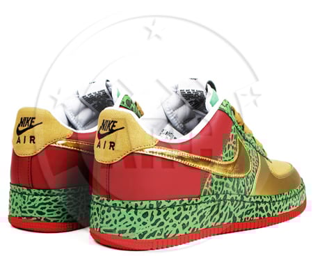 ?uestlove x Nike 1World Air Force 1 Gold Toe