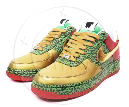 ?uestlove x Nike 1World Air Force 1 Gold Toe