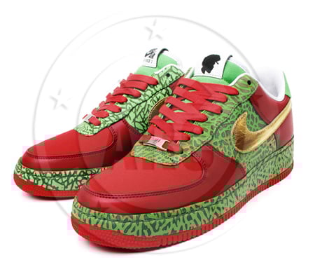 ?uestlove x Nike 1World Air Force 1 Gold Toe