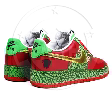 ?uestlove x Nike 1World Air Force 1 Gold Toe