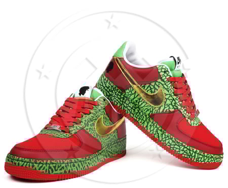 ?uestlove x Nike 1World Air Force 1 Gold Toe