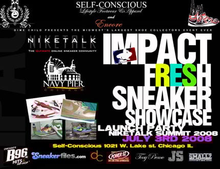 2008 Chicago Niketalk Summit and Sneaker Showcase Launch Party Tomorrow