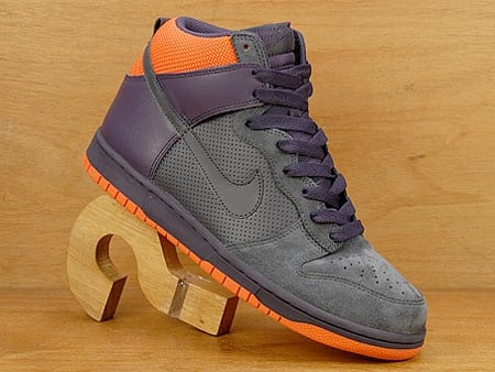 Nike Dunk High - Anthracite / Abyss / Orange