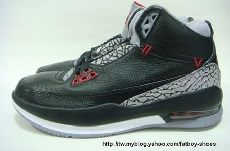 Air Jordan 2.5 Black / Red - Cement