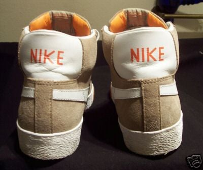 Nike SB Blazer Mid Sample - Tan / White / Orange