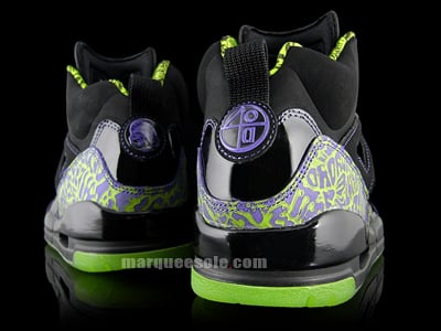 Air Jordan Spizike Euro Exclusive - Black / Cactus / Violet