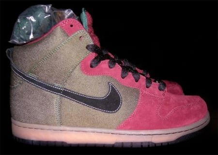 Nike Dunk High Pro SB - Forest / Black / Pink