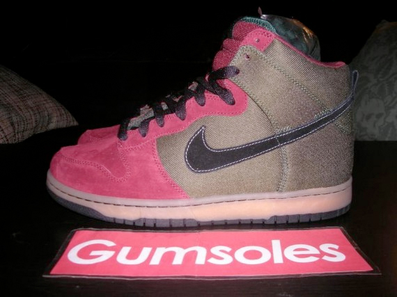 Nike Dunk High Pro SB - Forest / Black / Pink