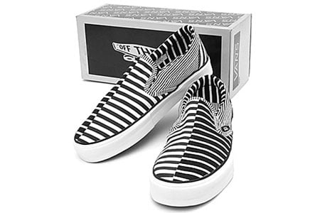 Vans Vault Slip-On LX Black / White Stripe | SneakerFiles