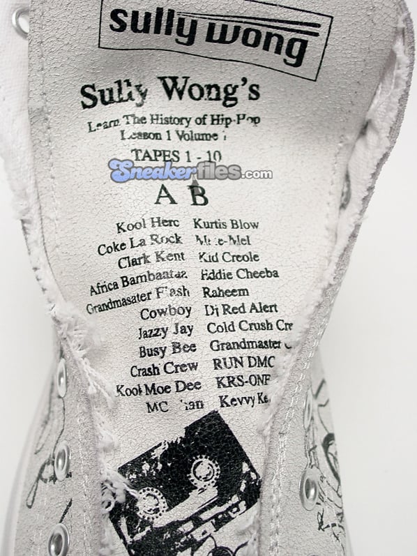 Sully Wong Hip-Hop Tribute Cassette Sneaker