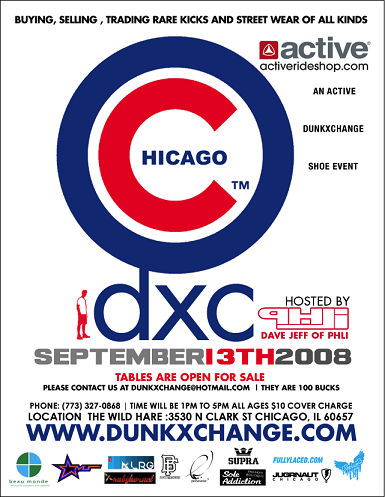 CHICAGO DunkXchange Reminder