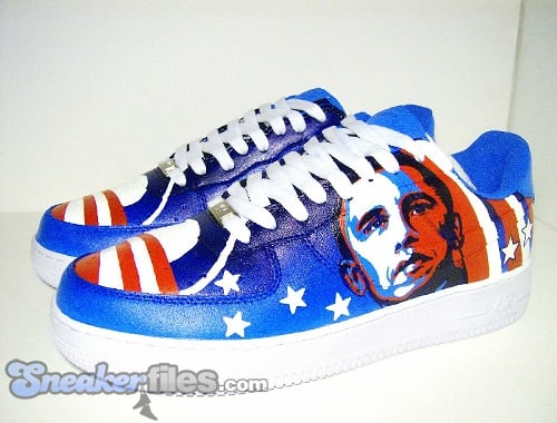 King of Sneakers Custom Footwear x Taboo - Obama Nike Air Force 1