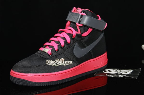 Nike Womens Air Force 1 High - Black / Pink