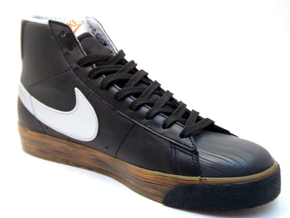 Nike Blazer High Premium - Game Select | Black / Silver / Wood