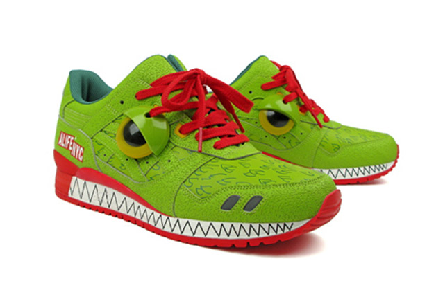 Alife Asics Green Monster Halloween Shoes