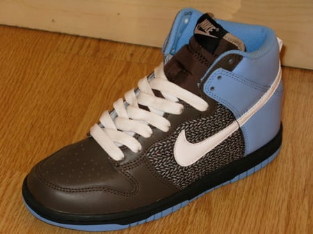 brown blue womens nike dunk