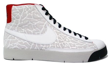 Nike Super Blazer High Premium - White / Red / Black