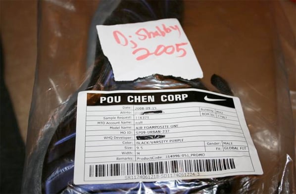 Nike Air Foamposite Sample - Eggplant