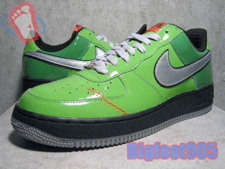 Halloween Nike Air Force 1 Frankenstein (7th Best) | SneakerFiles