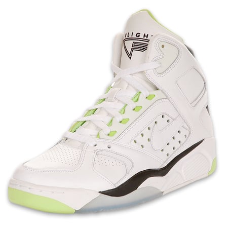 Nike Air Flight Lite High – White / Lime / Black