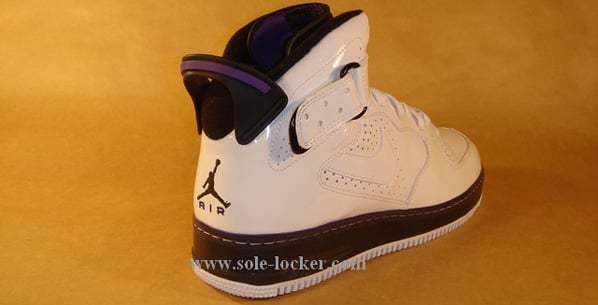 Air Jordan Force Fusion 6 (VI) White / Black - Purple