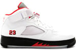 Air Jordan Fusion 5 (AJF 5) White / Varsity Red - Black
